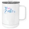 15 oz. White Vacuum Insulated Mug w/Slider Lid Thumbnail