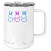 15 oz. White Vacuum Insulated Mug w/Slider Lid Thumbnail