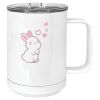 15 oz. White Vacuum Insulated Mug w/Slider Lid Thumbnail