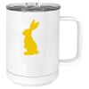 15 oz. White Vacuum Insulated Mug w/Slider Lid Thumbnail