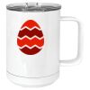 15 oz. White Vacuum Insulated Mug w/Slider Lid Thumbnail