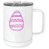 15 oz. White Vacuum Insulated Mug w/Slider Lid Thumbnail