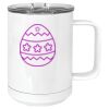 15 oz. White Vacuum Insulated Mug w/Slider Lid Thumbnail