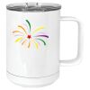 15 oz. White Vacuum Insulated Mug w/Slider Lid Thumbnail