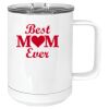 15 oz. White Vacuum Insulated Mug w/Slider Lid Thumbnail