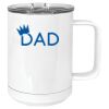 15 oz. White Vacuum Insulated Mug w/Slider Lid Thumbnail