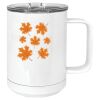 15 oz. White Vacuum Insulated Mug w/Slider Lid Thumbnail