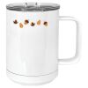 15 oz. White Vacuum Insulated Mug w/Slider Lid Thumbnail