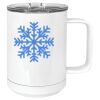 15 oz. White Vacuum Insulated Mug w/Slider Lid Thumbnail