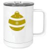 15 oz. White Vacuum Insulated Mug w/Slider Lid Thumbnail
