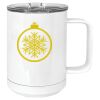 15 oz. White Vacuum Insulated Mug w/Slider Lid Thumbnail