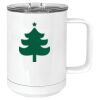 15 oz. White Vacuum Insulated Mug w/Slider Lid Thumbnail