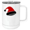 15 oz. White Vacuum Insulated Mug w/Slider Lid Thumbnail