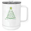 15 oz. White Vacuum Insulated Mug w/Slider Lid Thumbnail