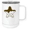 15 oz. White Vacuum Insulated Mug w/Slider Lid Thumbnail
