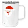 15 oz. White Vacuum Insulated Mug w/Slider Lid Thumbnail