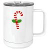 15 oz. White Vacuum Insulated Mug w/Slider Lid Thumbnail
