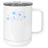 15 oz. White Vacuum Insulated Mug w/Slider Lid Thumbnail