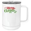 15 oz. White Vacuum Insulated Mug w/Slider Lid Thumbnail