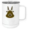 15 oz. White Vacuum Insulated Mug w/Slider Lid Thumbnail