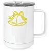 15 oz. White Vacuum Insulated Mug w/Slider Lid Thumbnail