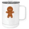 15 oz. White Vacuum Insulated Mug w/Slider Lid Thumbnail