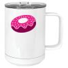 15 oz. White Vacuum Insulated Mug w/Slider Lid Thumbnail