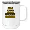 15 oz. White Vacuum Insulated Mug w/Slider Lid Thumbnail