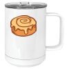 15 oz. White Vacuum Insulated Mug w/Slider Lid Thumbnail