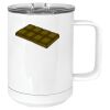 15 oz. White Vacuum Insulated Mug w/Slider Lid Thumbnail