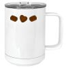 15 oz. White Vacuum Insulated Mug w/Slider Lid Thumbnail