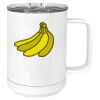 15 oz. White Vacuum Insulated Mug w/Slider Lid Thumbnail