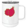 15 oz. White Vacuum Insulated Mug w/Slider Lid Thumbnail