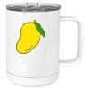 15 oz. White Vacuum Insulated Mug w/Slider Lid Thumbnail
