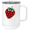 15 oz. White Vacuum Insulated Mug w/Slider Lid Thumbnail