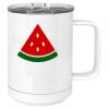 15 oz. White Vacuum Insulated Mug w/Slider Lid Thumbnail
