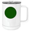 15 oz. White Vacuum Insulated Mug w/Slider Lid Thumbnail