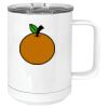 15 oz. White Vacuum Insulated Mug w/Slider Lid Thumbnail