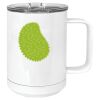 15 oz. White Vacuum Insulated Mug w/Slider Lid Thumbnail