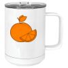 15 oz. White Vacuum Insulated Mug w/Slider Lid Thumbnail
