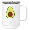 15 oz. White Vacuum Insulated Mug w/Slider Lid Thumbnail