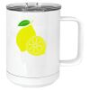 15 oz. White Vacuum Insulated Mug w/Slider Lid Thumbnail