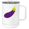 15 oz. White Vacuum Insulated Mug w/Slider Lid Thumbnail