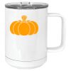 15 oz. White Vacuum Insulated Mug w/Slider Lid Thumbnail