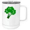 15 oz. White Vacuum Insulated Mug w/Slider Lid Thumbnail