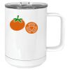 15 oz. White Vacuum Insulated Mug w/Slider Lid Thumbnail