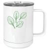 15 oz. White Vacuum Insulated Mug w/Slider Lid Thumbnail
