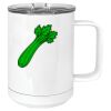 15 oz. White Vacuum Insulated Mug w/Slider Lid Thumbnail