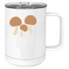 15 oz. White Vacuum Insulated Mug w/Slider Lid Thumbnail