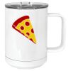15 oz. White Vacuum Insulated Mug w/Slider Lid Thumbnail